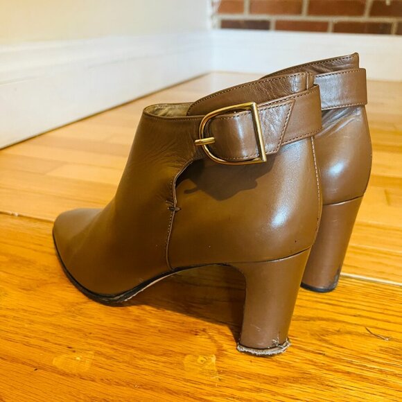 MAX MARA LEATHER BOOTIES Made in Italy EUR 39 US 8.5 - Picture 8 of 16